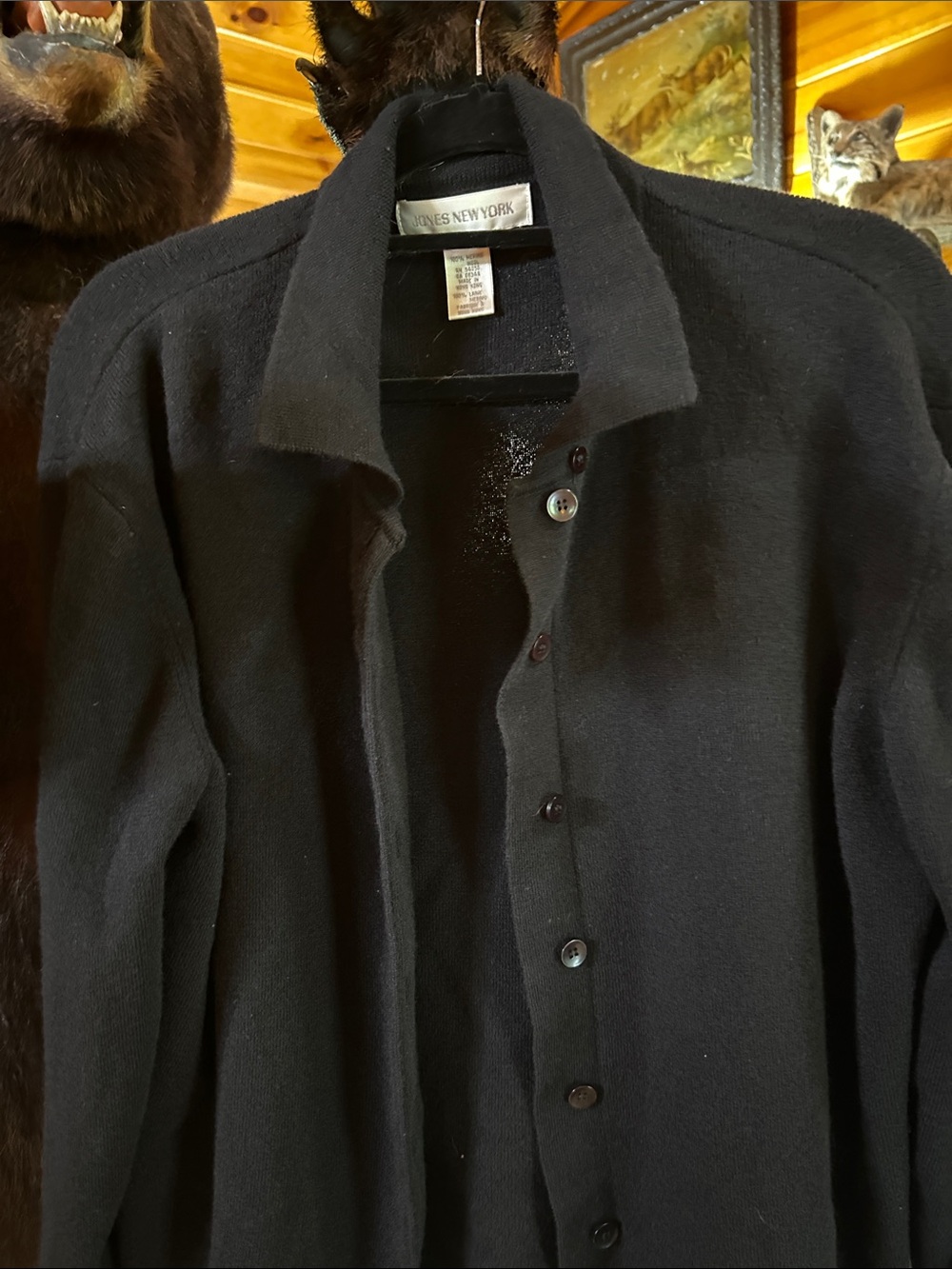 long black women sweater